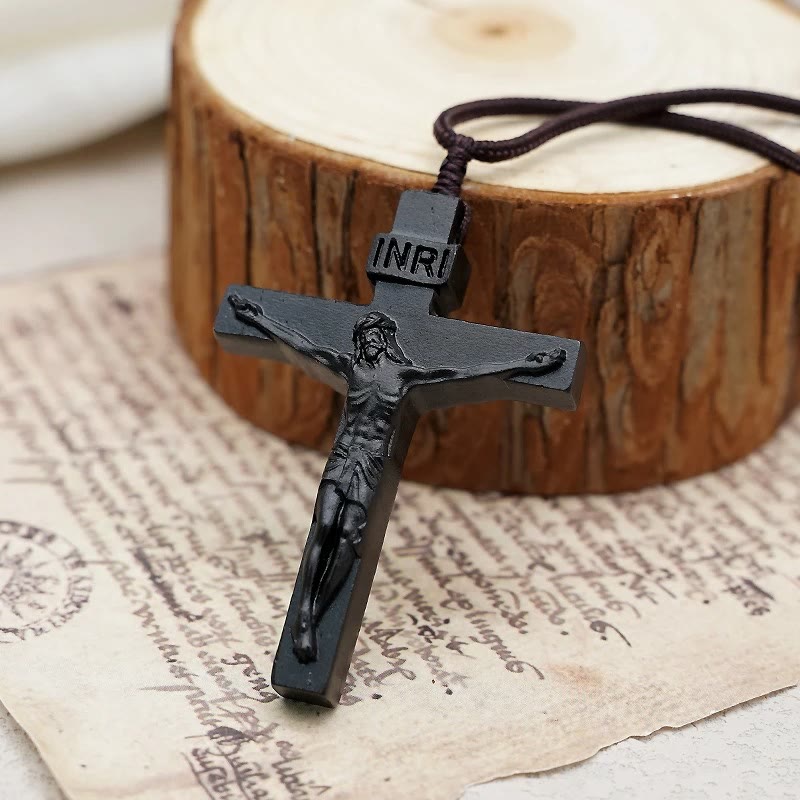 Wooden Crucifix - Made in Jerusalem