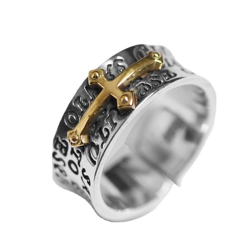 Adjustable Cross Ring Jewelry