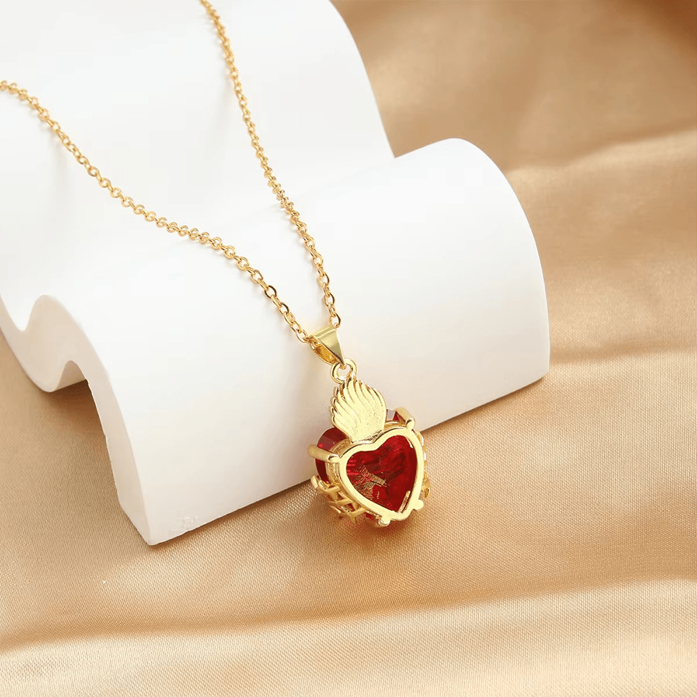 Sacred Heart of Jesus Pendant Necklace