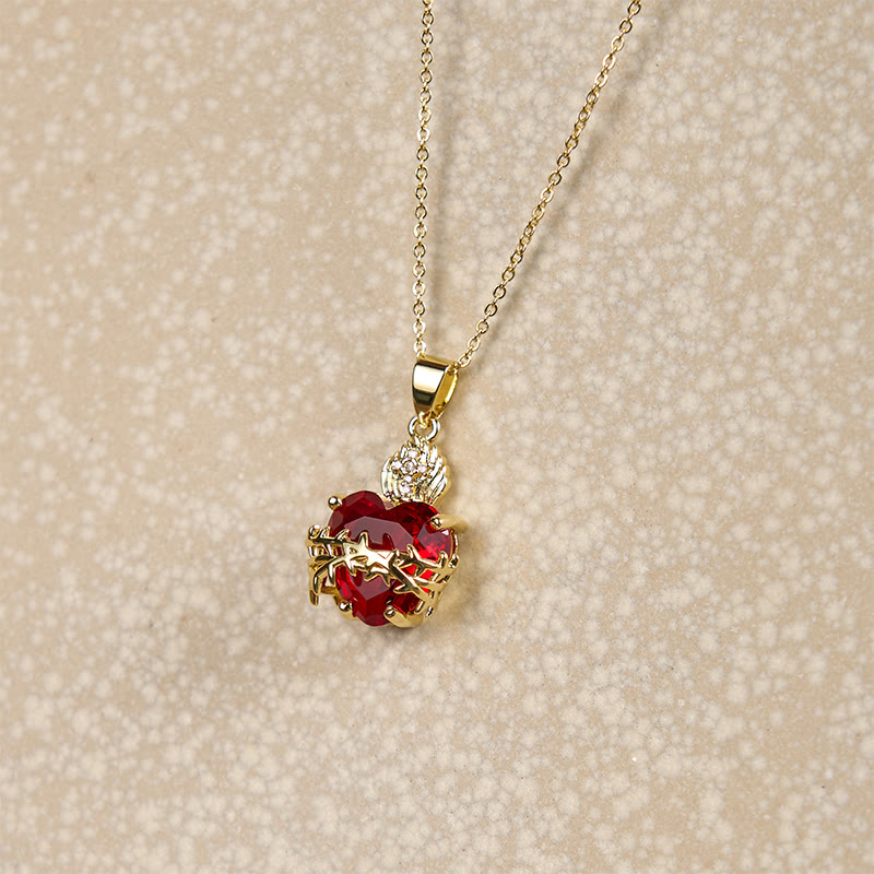 Sacred Heart of Jesus Pendant Necklace