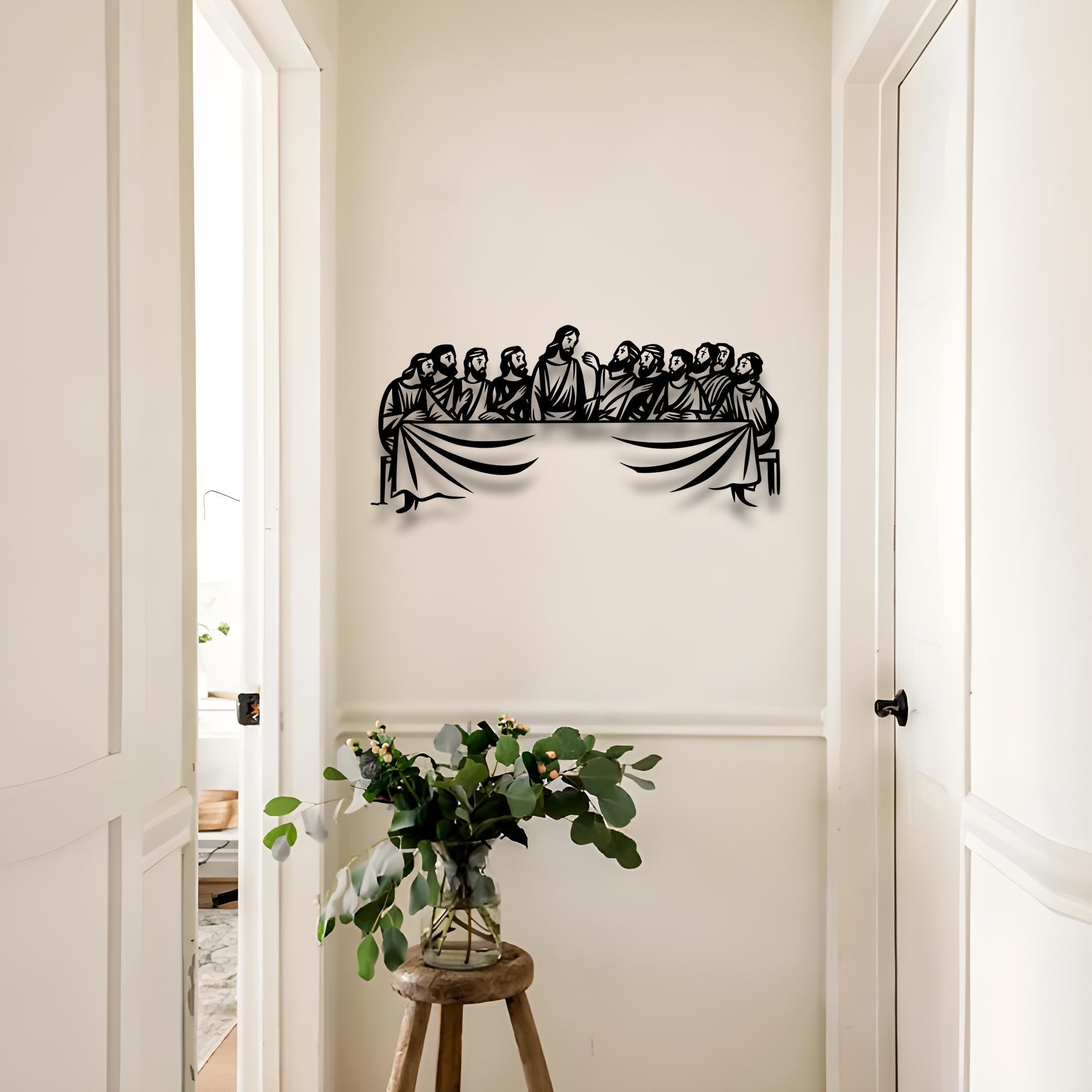 Christian Artwork Workshop The Last Supper Metal Wall Decor - Faithful Representation