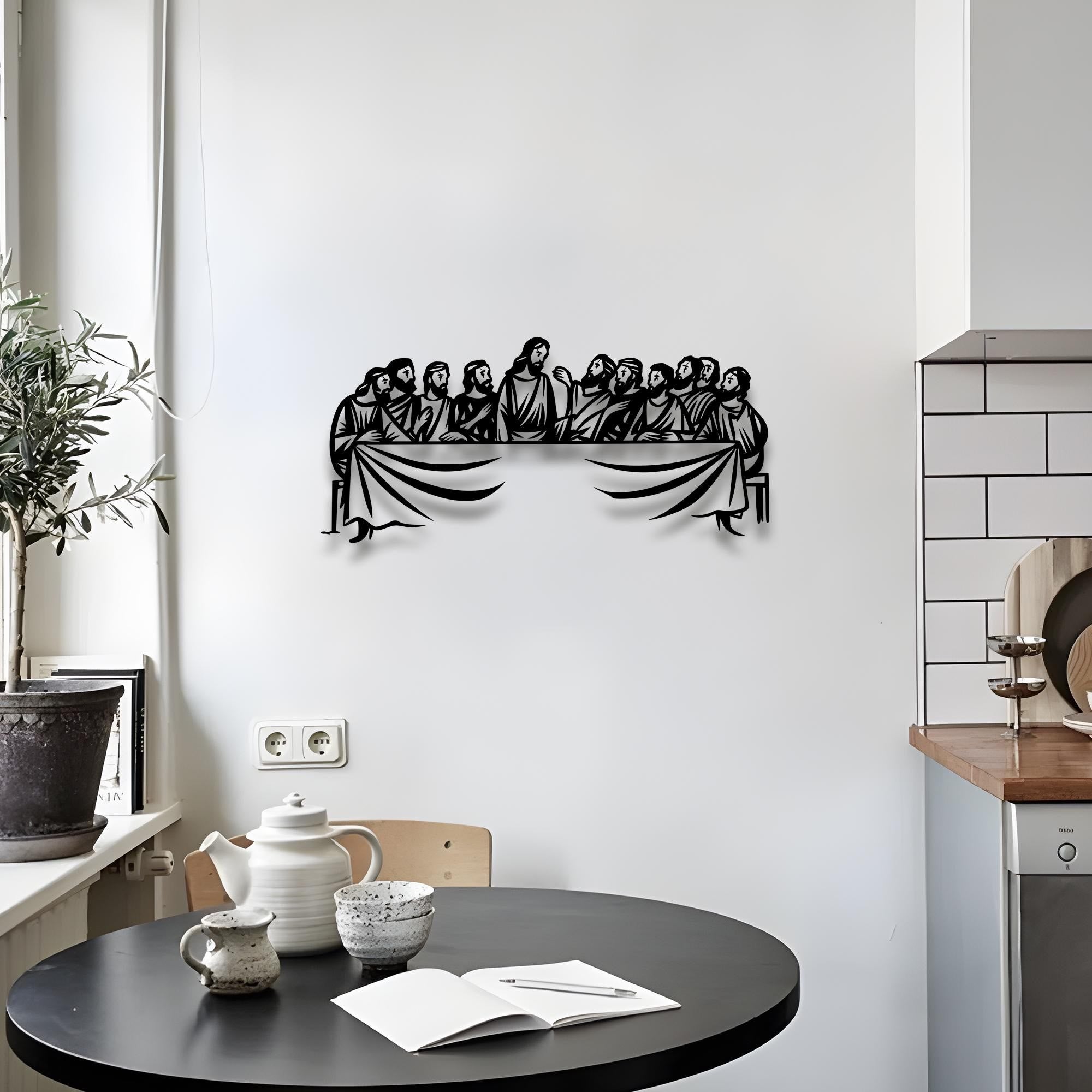 Christian Artwork Workshop The Last Supper Metal Wall Decor - Faithful Representation