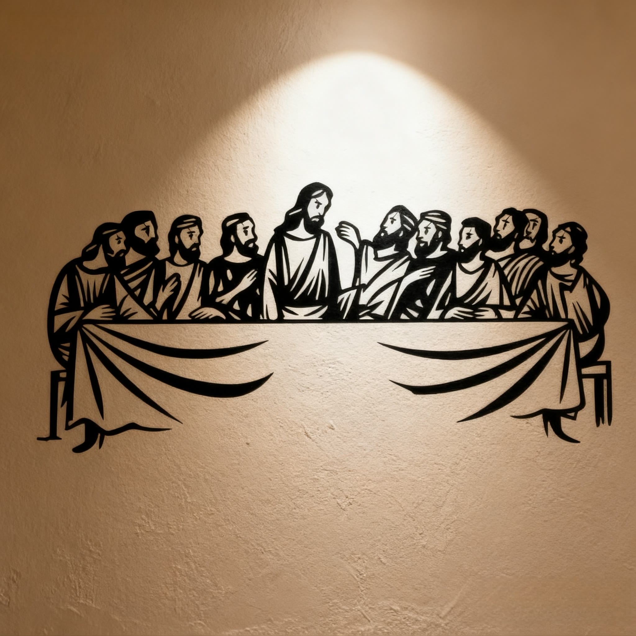 Christian Artwork Workshop The Last Supper Metal Wall Decor - Faithful Representation