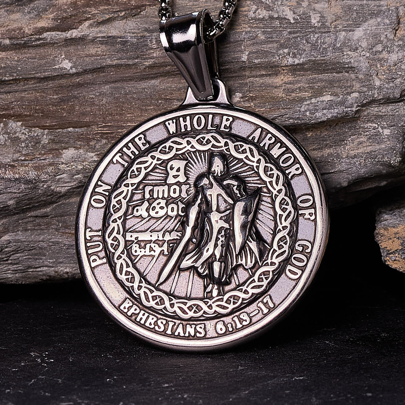 Armor of God Pendant Necklace: Spiritual Protection & Timeless Devotion