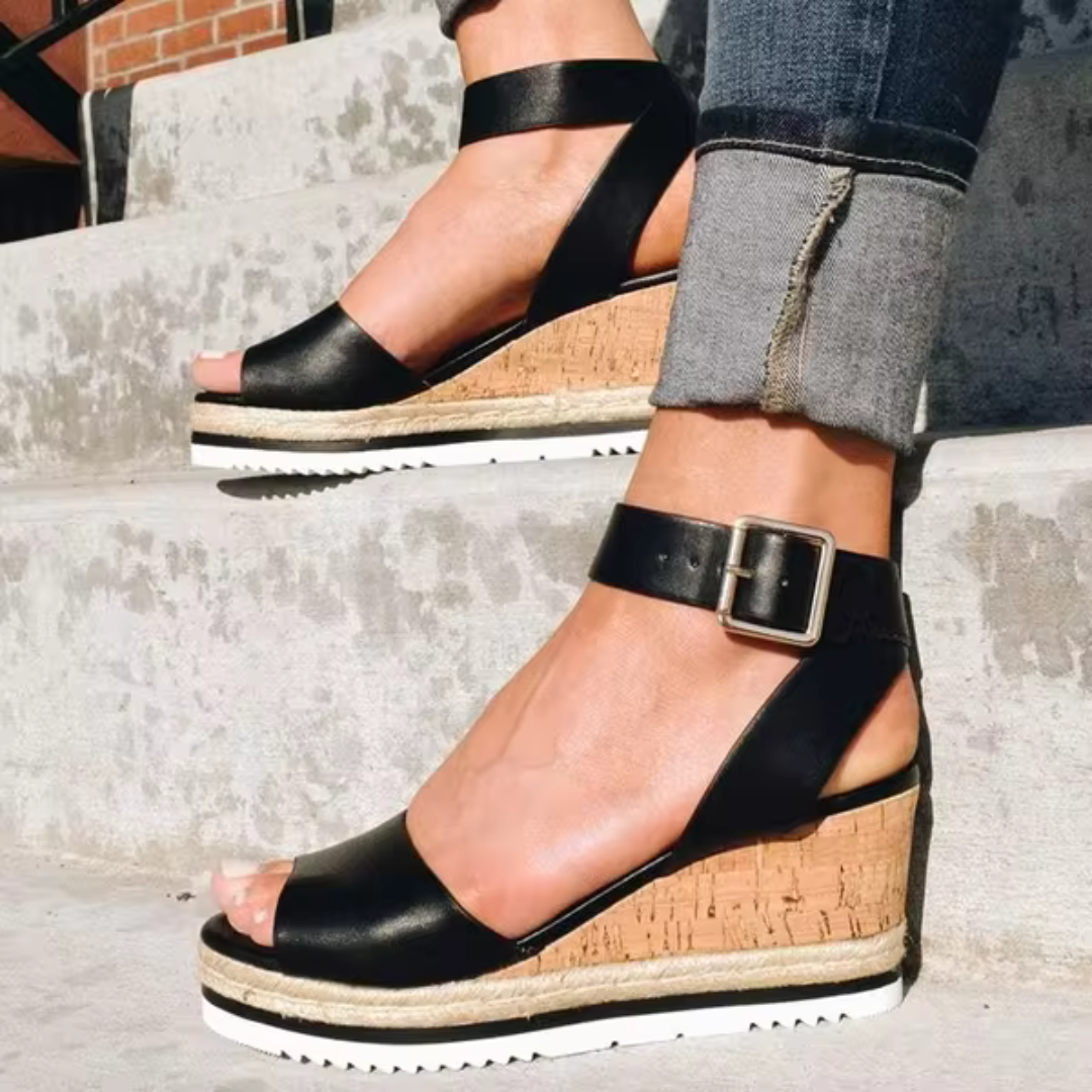 Cassandra - Wedge Sandals
