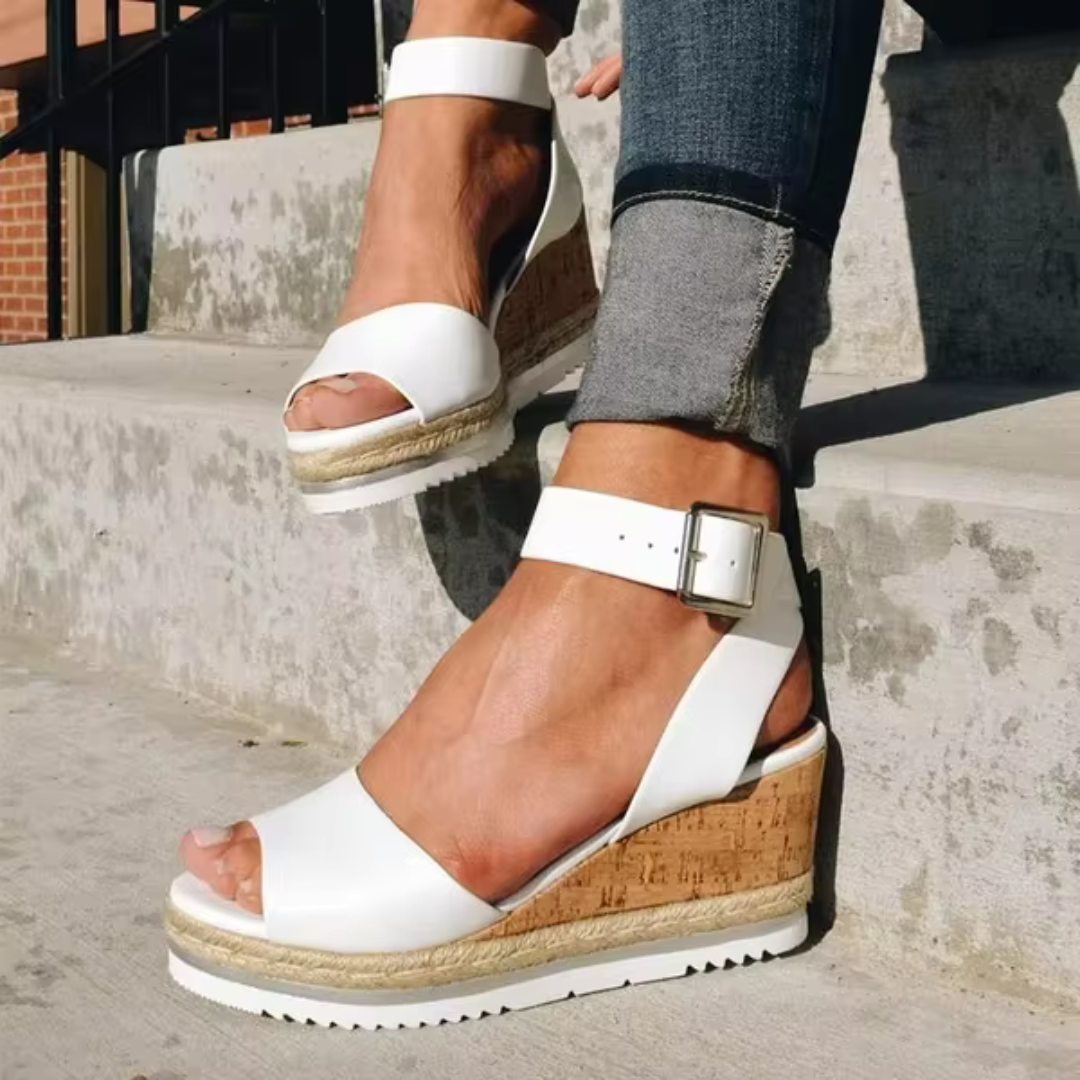 Cassandra - Wedge Sandals