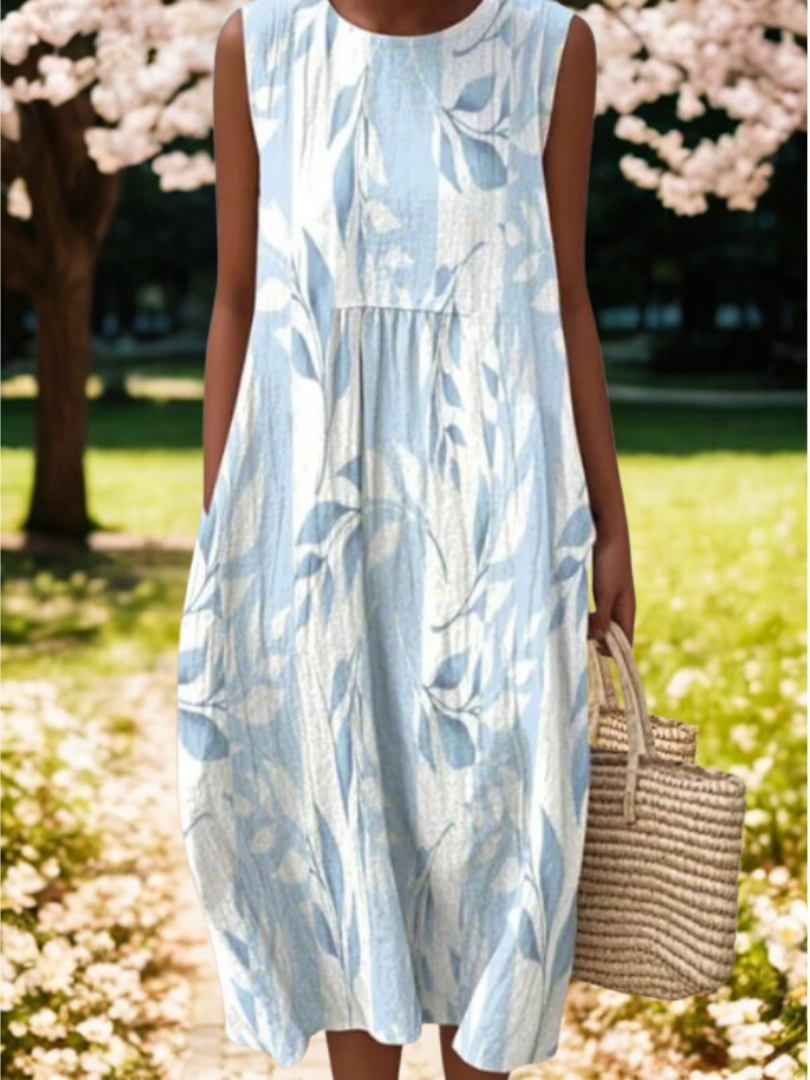 Joy | Leafy Midi Dress