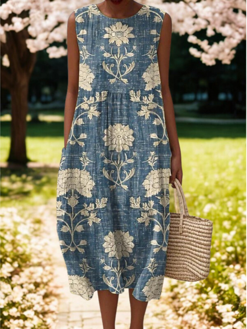Belle | Boho Midi Dress