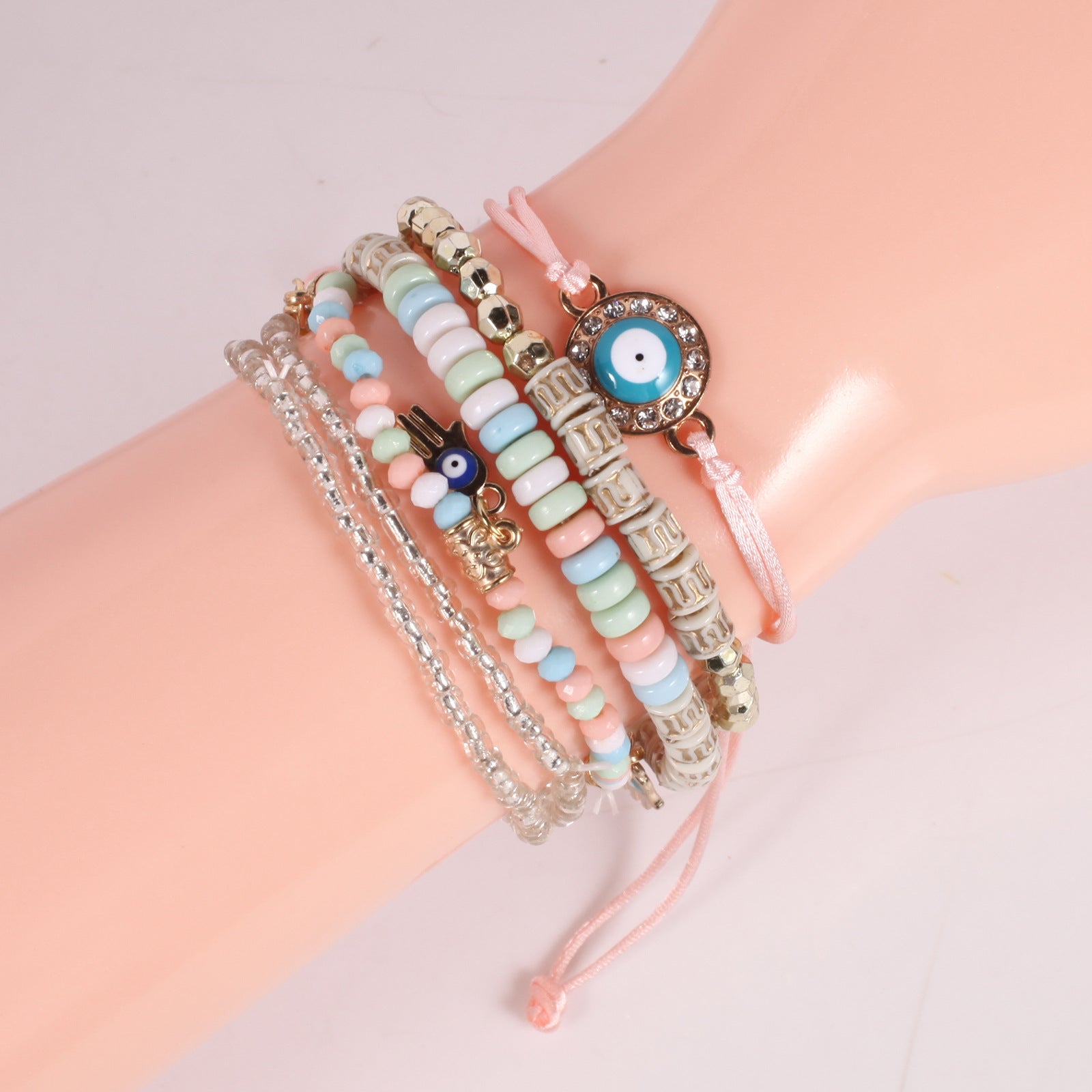 Hamsa Bohemian Beach Bracelet Bundle