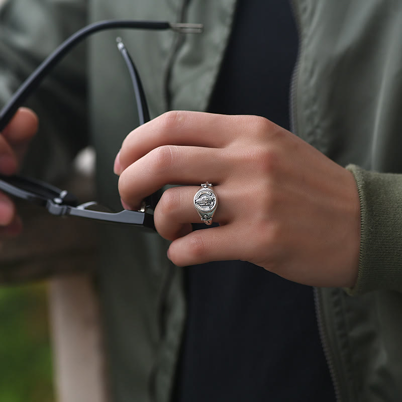 Praying Hands Adjustable Ring