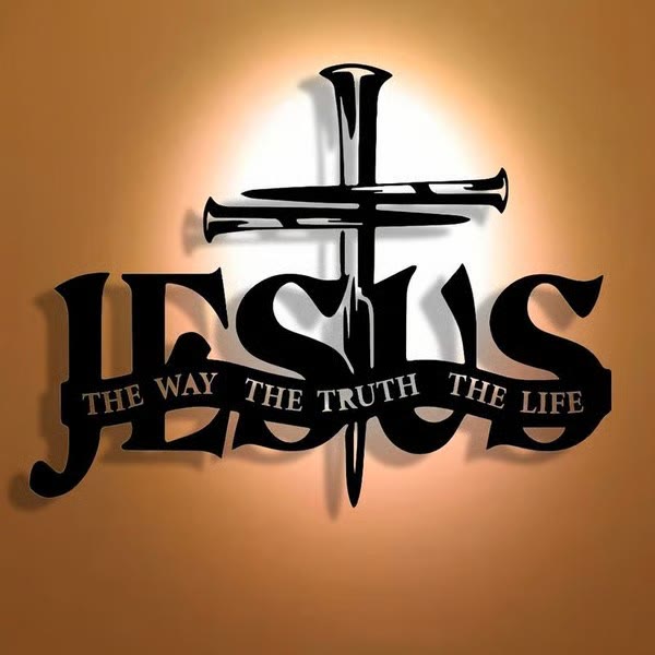 Christian Artwork Workshop Faithful Jesus & Cross Metal Wall Decor for Home