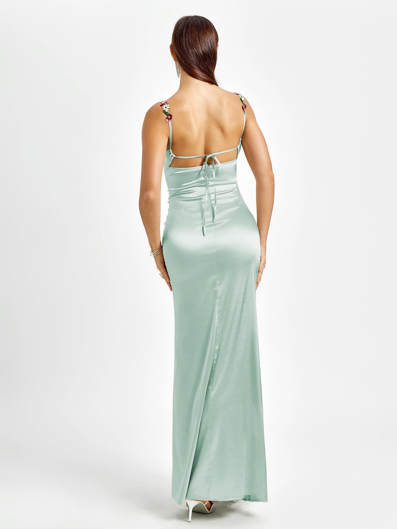 Fiorella Satin Gown | Maxikleid