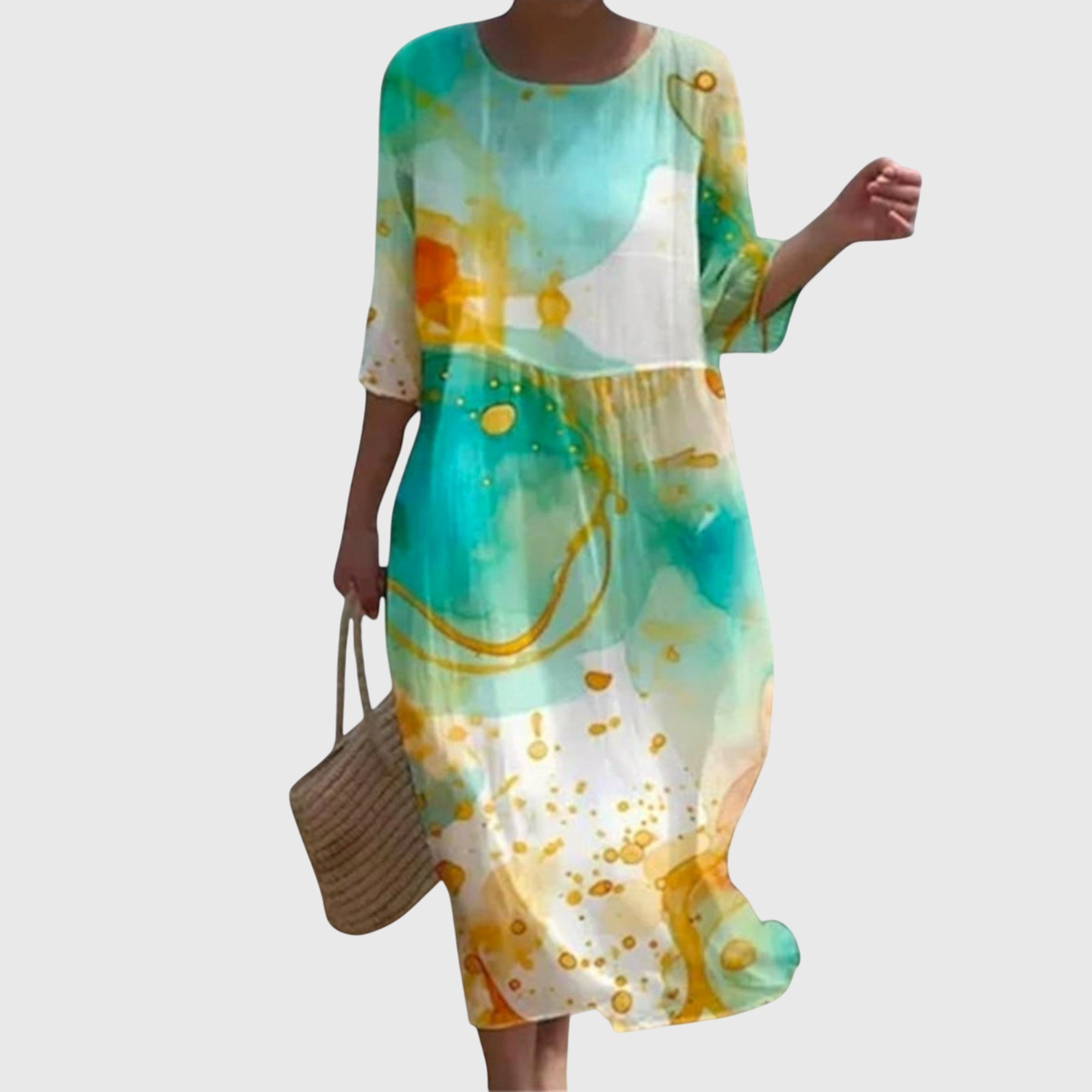 Lara™ | Stilvolles Floral-Maxikleid