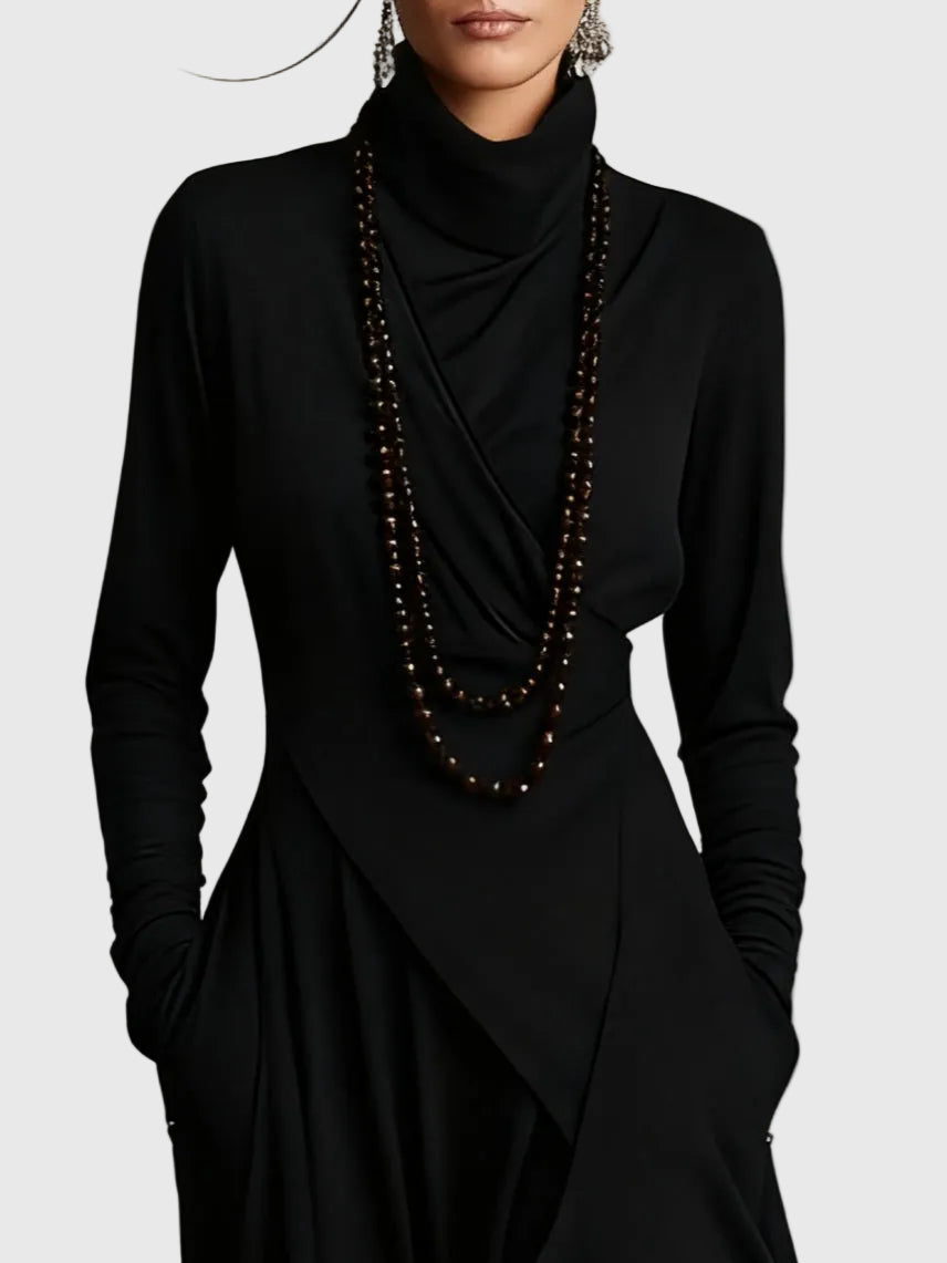 Valerie | Maxi Faltenkleid