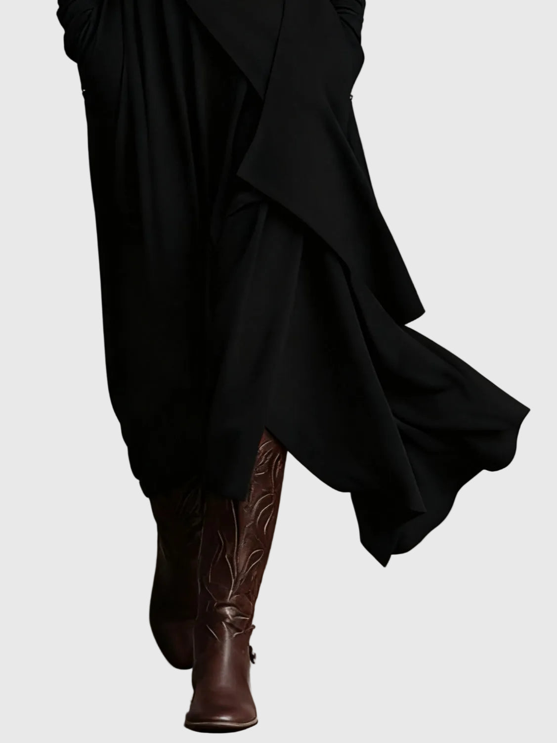 Valerie | Maxi Faltenkleid