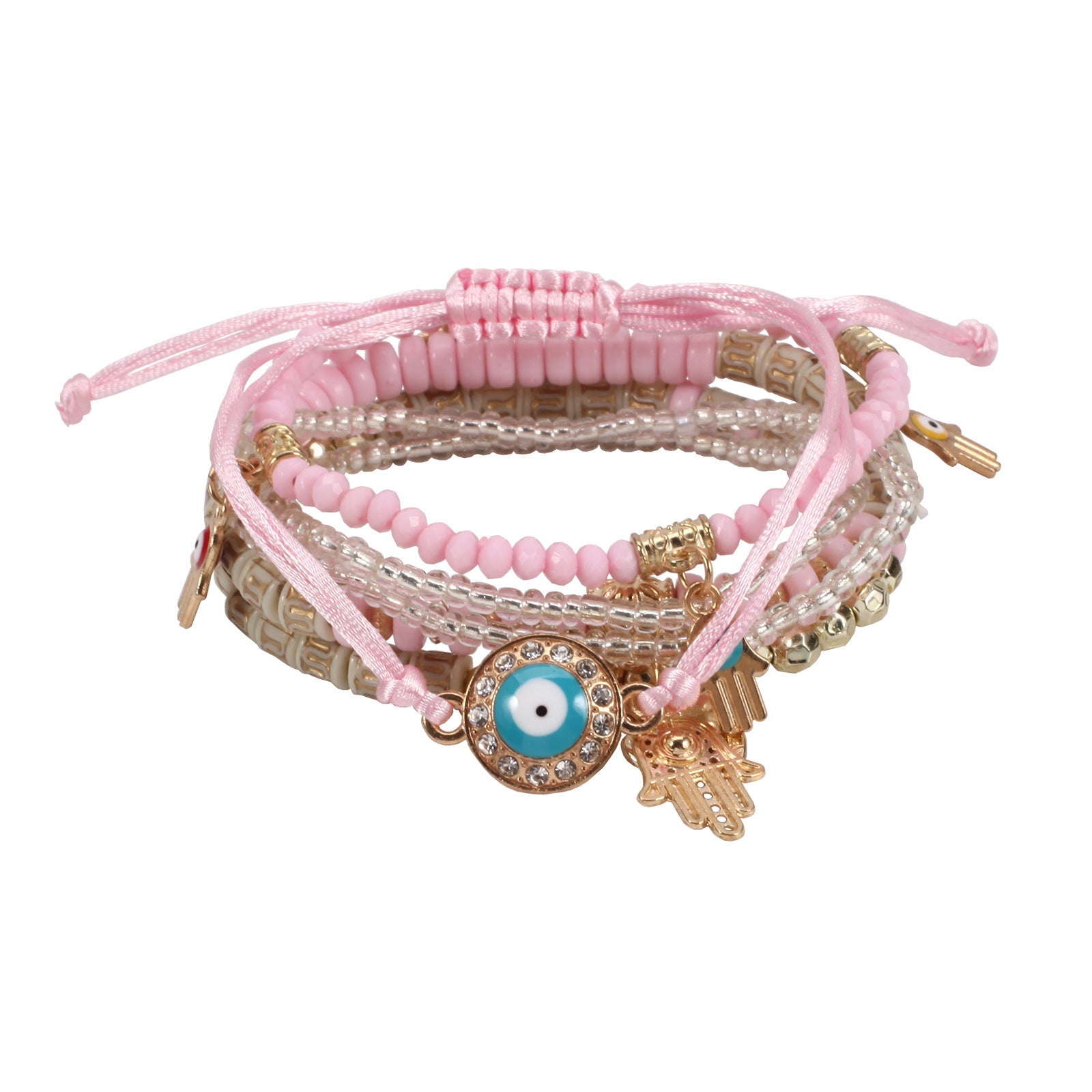 Hamsa Bohemian Beach Bracelet Bundle