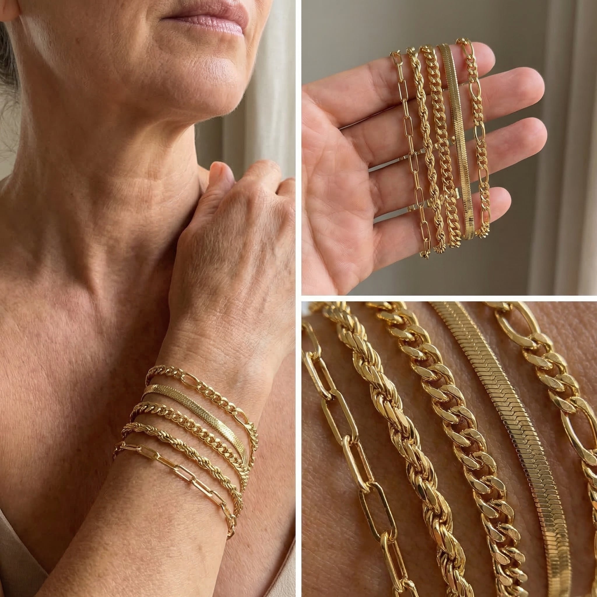 Ellis Renner Bracelet Set | Gold